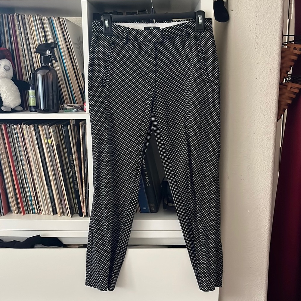H&M polkadot business pants